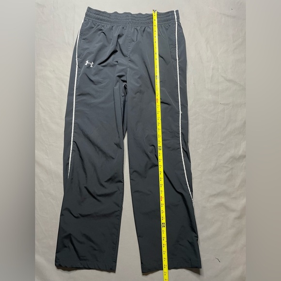 Under Armour Men's Loose Fit Windbreaker Pants Size L Black Mesh Lined Athletic - Picture 7 of 8